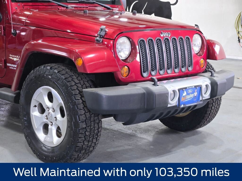 Used 2013 Jeep Wrangler Unlimited Sahara with VIN 1C4BJWEG6DL545803 for sale in Woodstock, IL