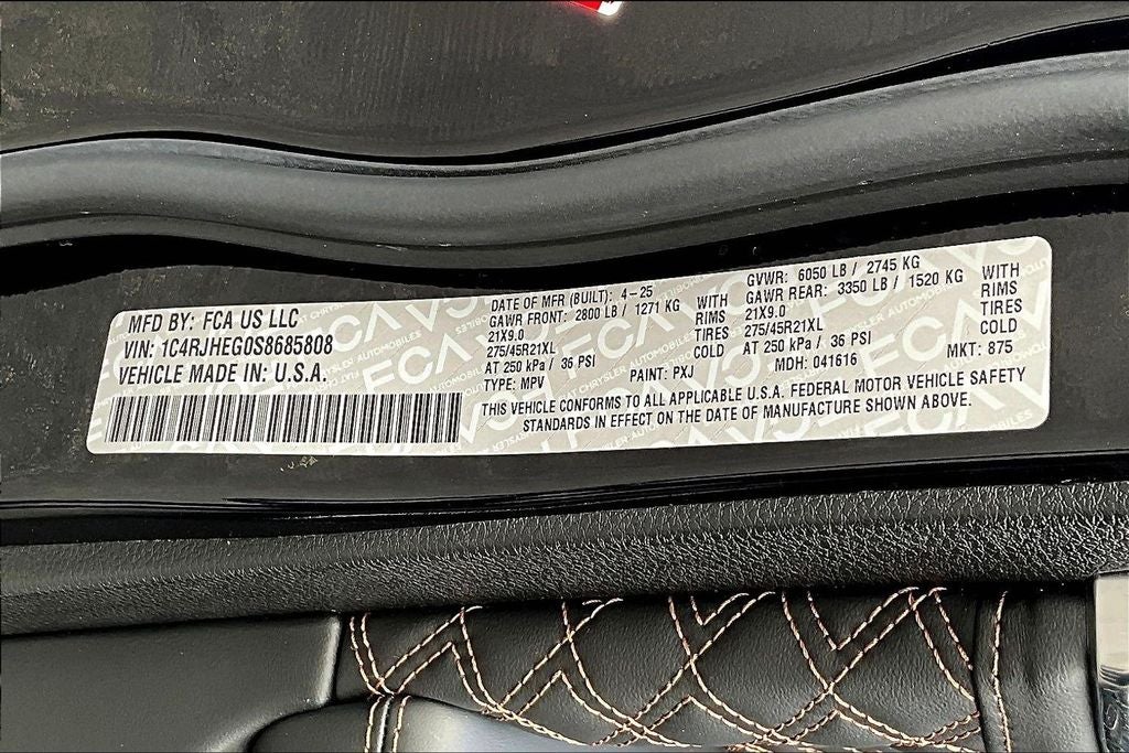 2025 Jeep Grand Cherokee Summit Reserve