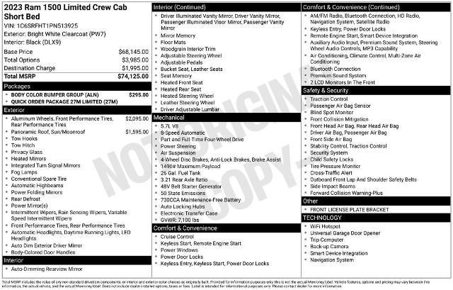 2023 RAM 1500 Limited