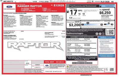 2024 Ford Ranger Raptor