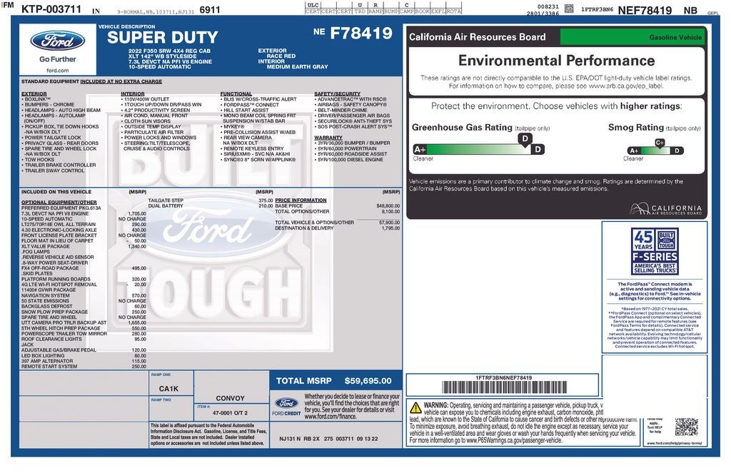 2022 Ford F-350SD XLT