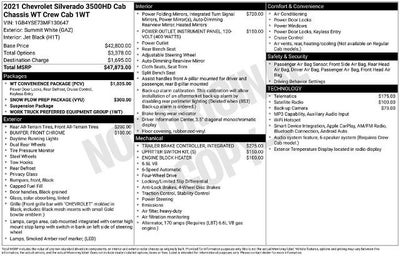 2021 Chevrolet Silverado 3500HD Work Truck