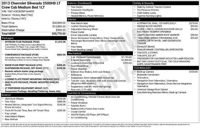 2013 Chevrolet Silverado 2500HD LT