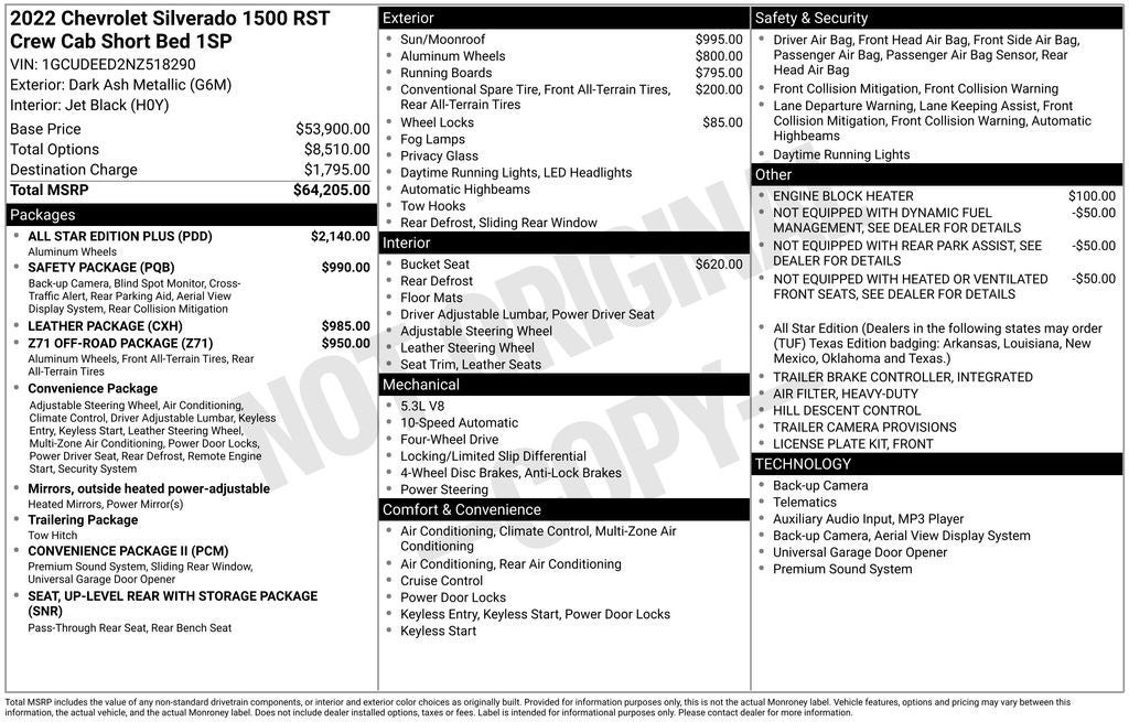 2022 Chevrolet Silverado 1500 RST
