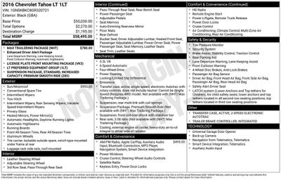 2016 Chevrolet Tahoe LT