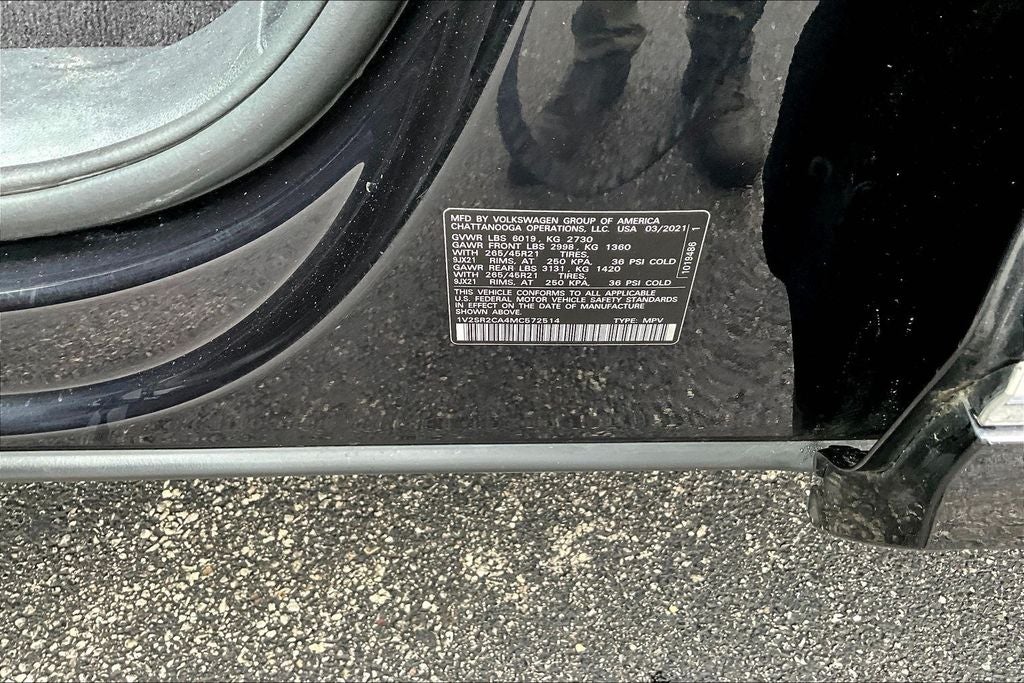 2021 Volkswagen Atlas 3.6L V6 SEL R-Line