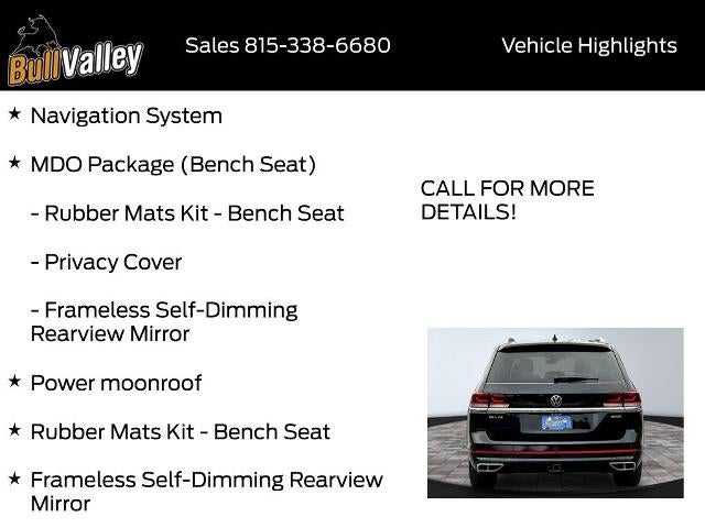 2021 Volkswagen Atlas 3.6L V6 SEL R-Line