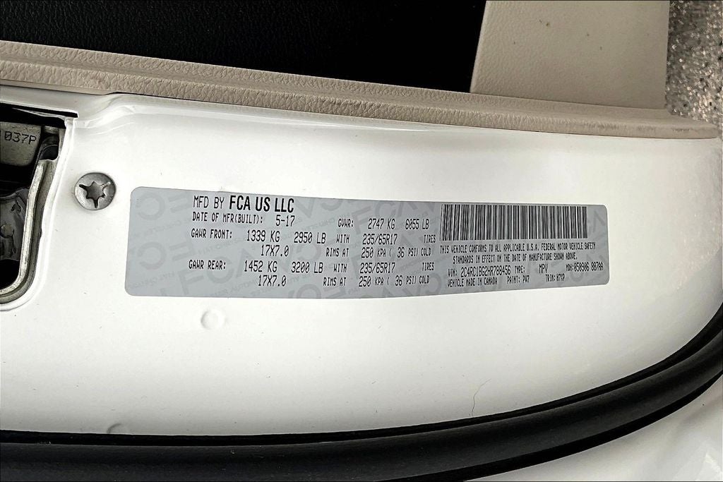 2017 Chrysler Pacifica Touring L