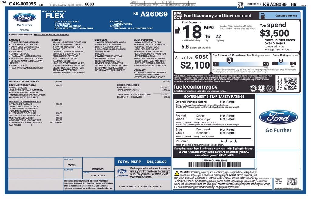 2019 Ford Flex SEL