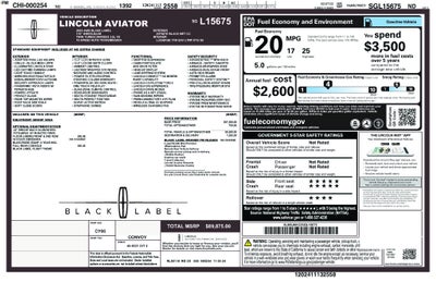 2025 Lincoln Aviator Black Label Premium