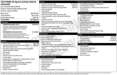 2019 BMW X5 xDrive40i