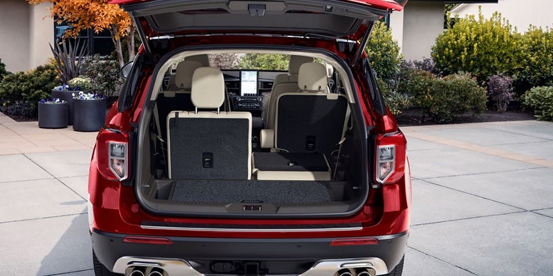 2025 Ford Explorer® trunk open