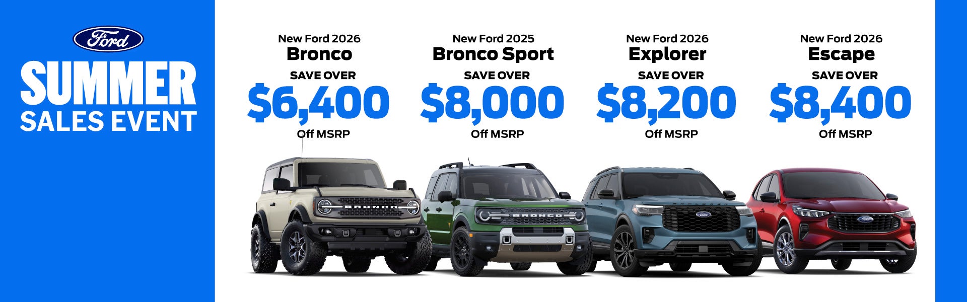 $8,400 OFF MSRP 