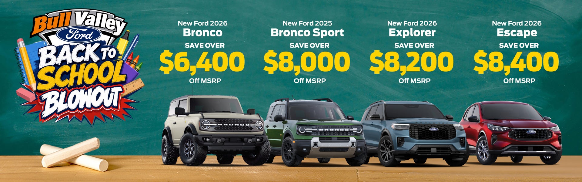 $8,400 OFF MSRP 