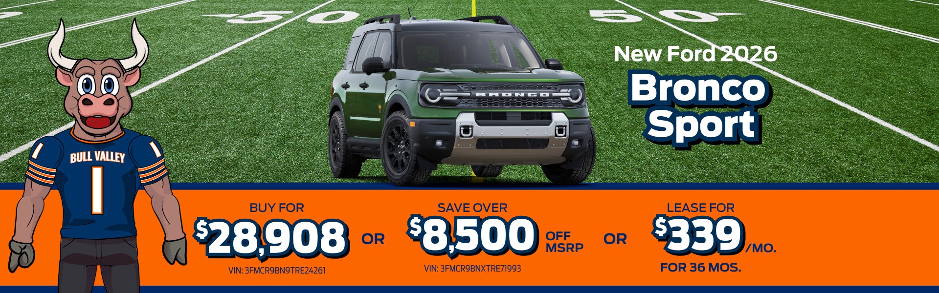 Bronco Sport September Offers 