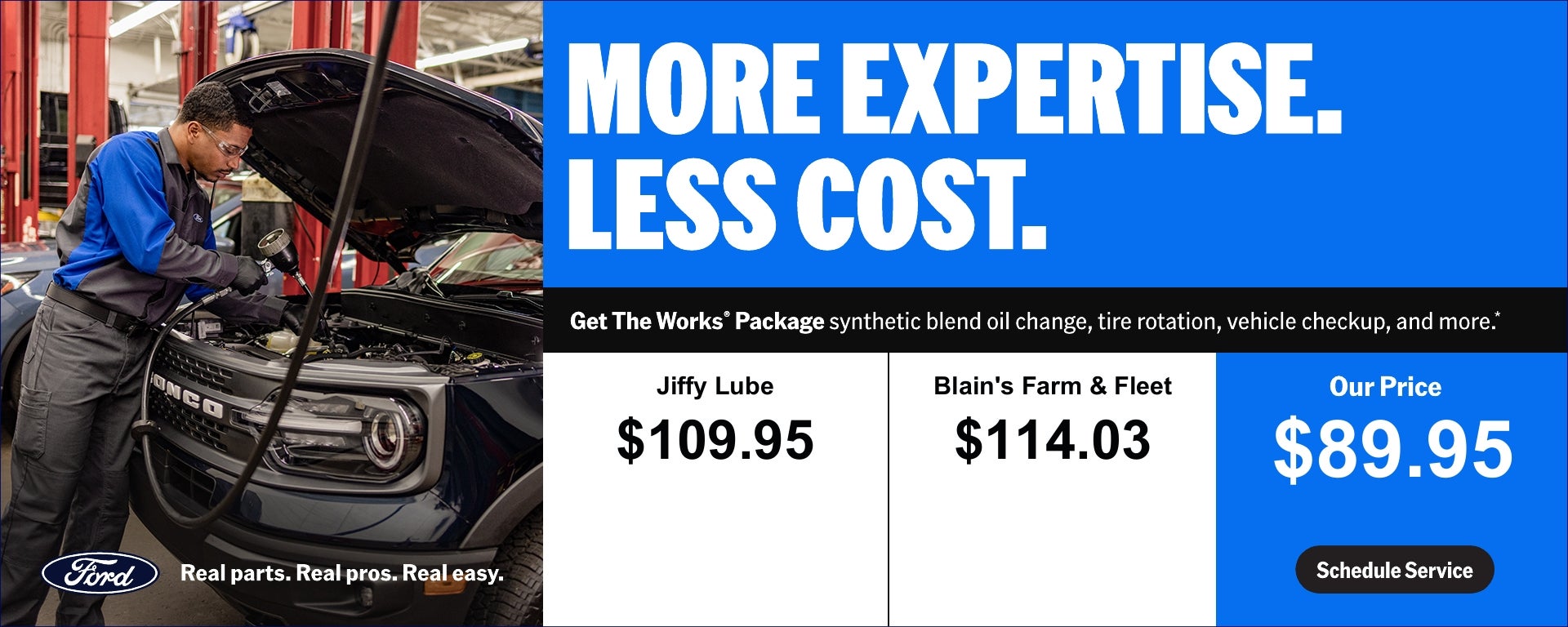 The Works Oil Change Package